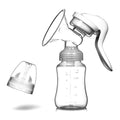 Manual Breast Pump | Ergonomic & BPA-Free Portable Milk Extractor