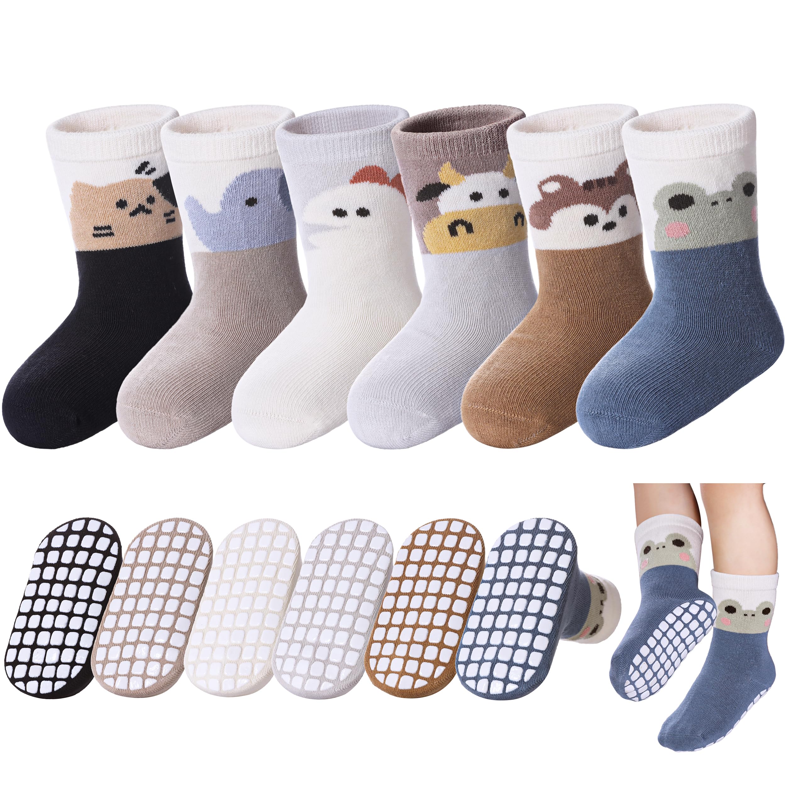 Baby Toddlers Non Slip Socks with Grippers