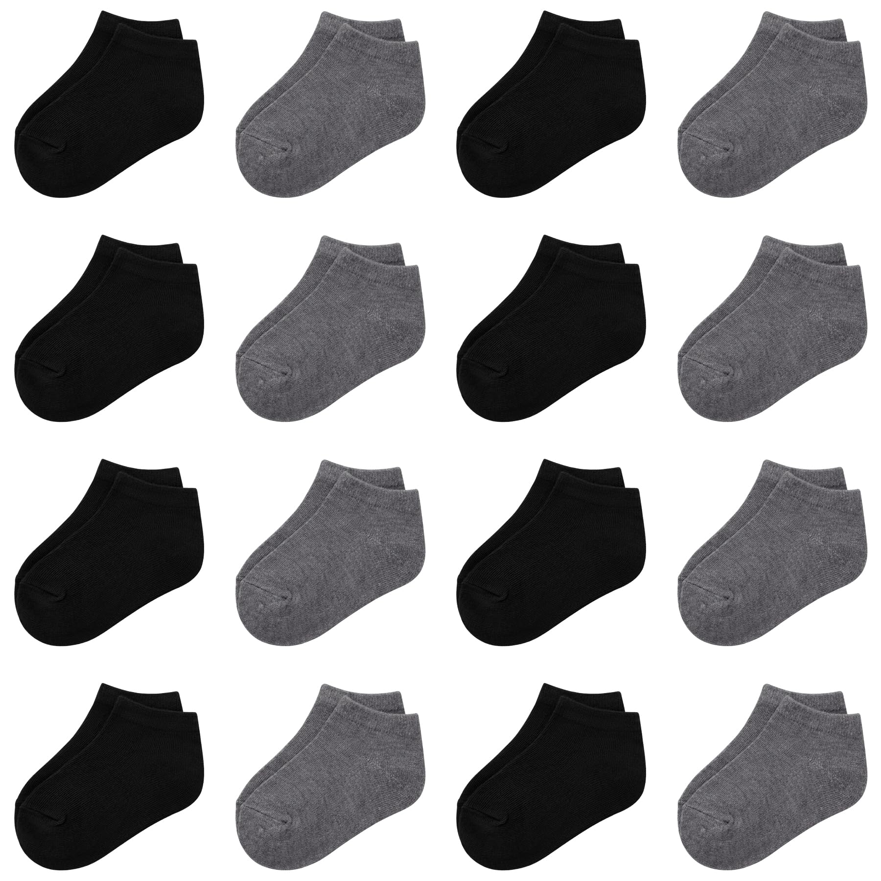 Tenpluszero Toddler Socks - 16 Pack