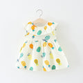 Pineapple Print Baby Dress