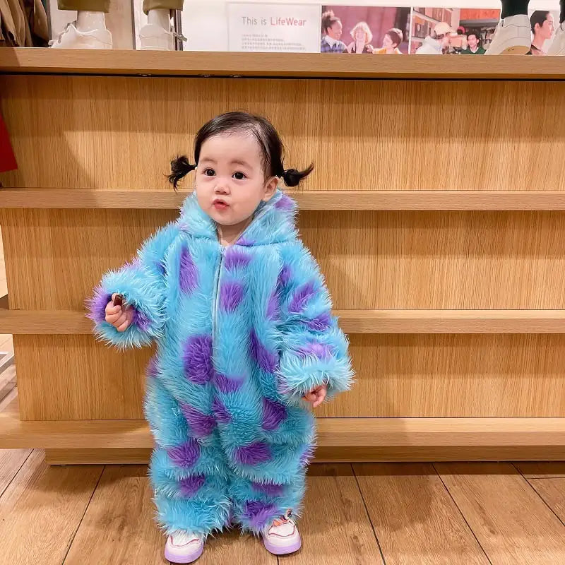 Animal Baby Jumpsuit | Zipper Romper for Infants